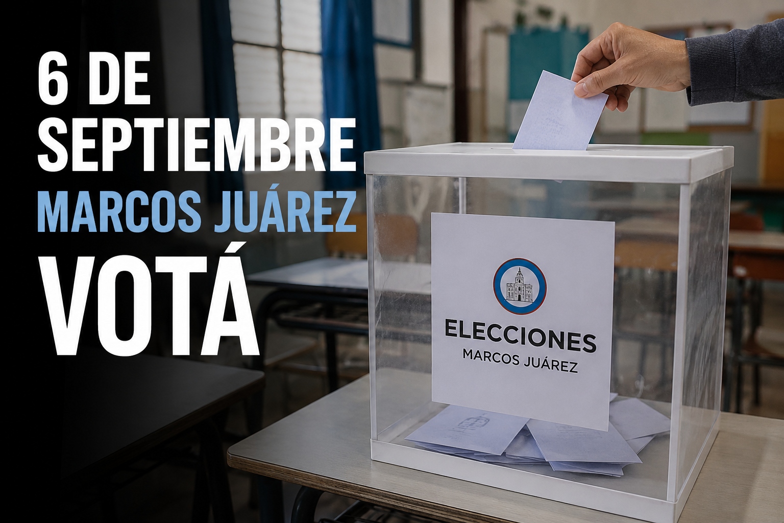 Marcos Juárez: ocho de cada diez vecinos están habilitados para votar con un padrón de 24.803 ciudadanos